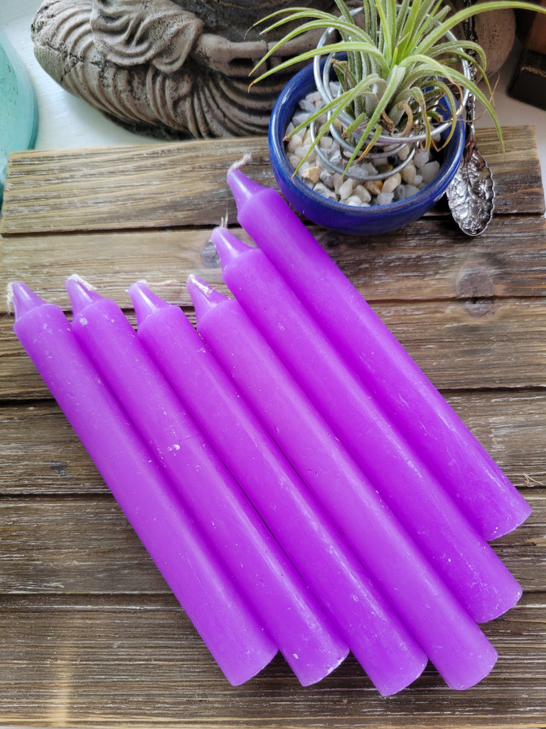 Purple 6-Inch Spell Candle - Pack of 6 Candles