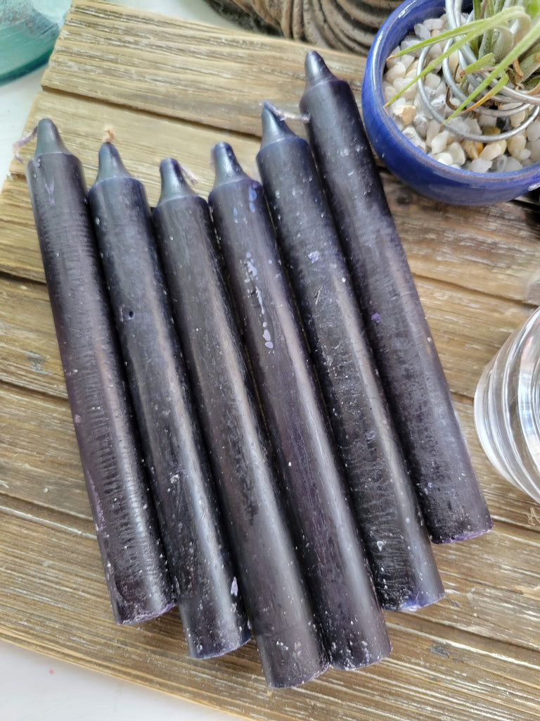 Black 6-Inch Spell Candle Pack of 6 Candles