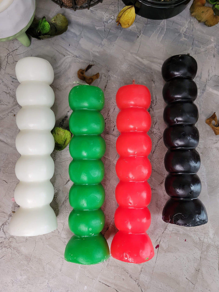 7 Knob candles Assorted Colors Wishing Candles