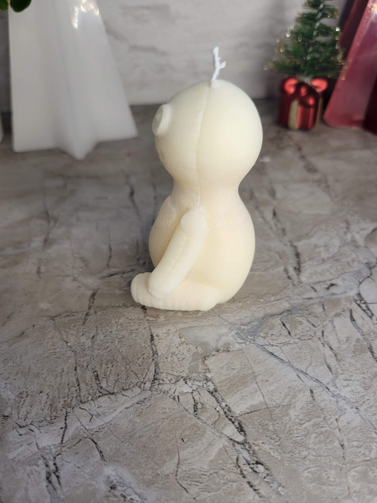 Palm Wax Voodoo doll candle, shaped candle, sculptural candle