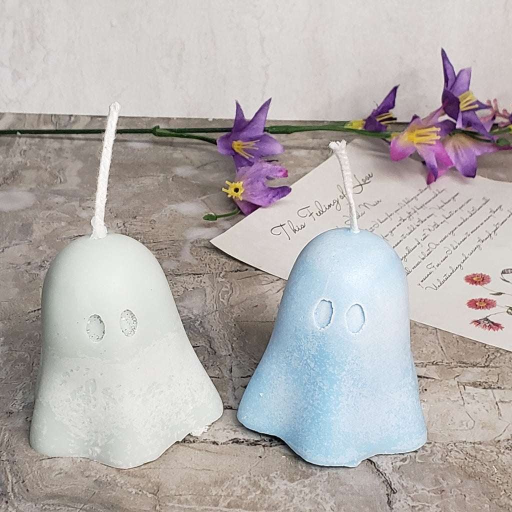 Soy Wax Ghost Candle, Soy Candle, Halloween Candle, Scented Candle