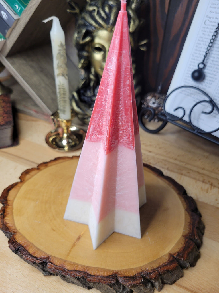 Big Star Pillar Candle Palm Wax