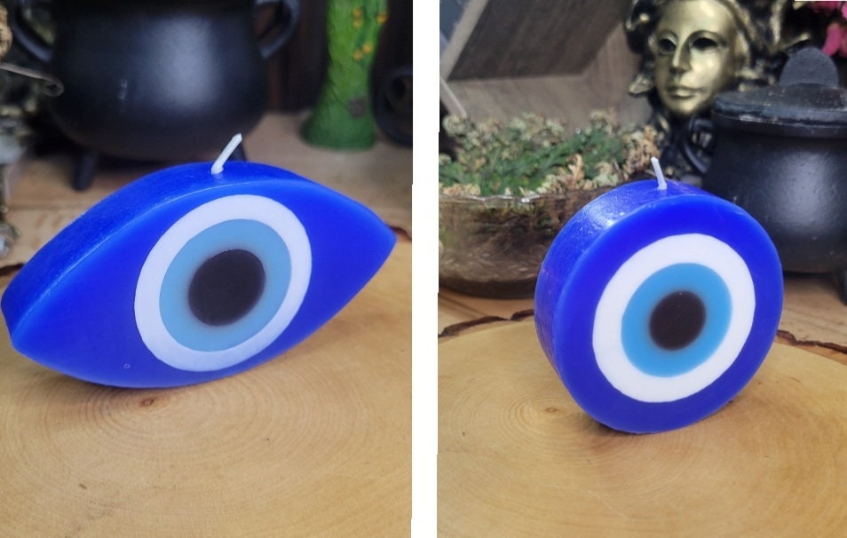 Evil Eye Round Candle Evil Eye Shape Candle Spiritual Gift Candle