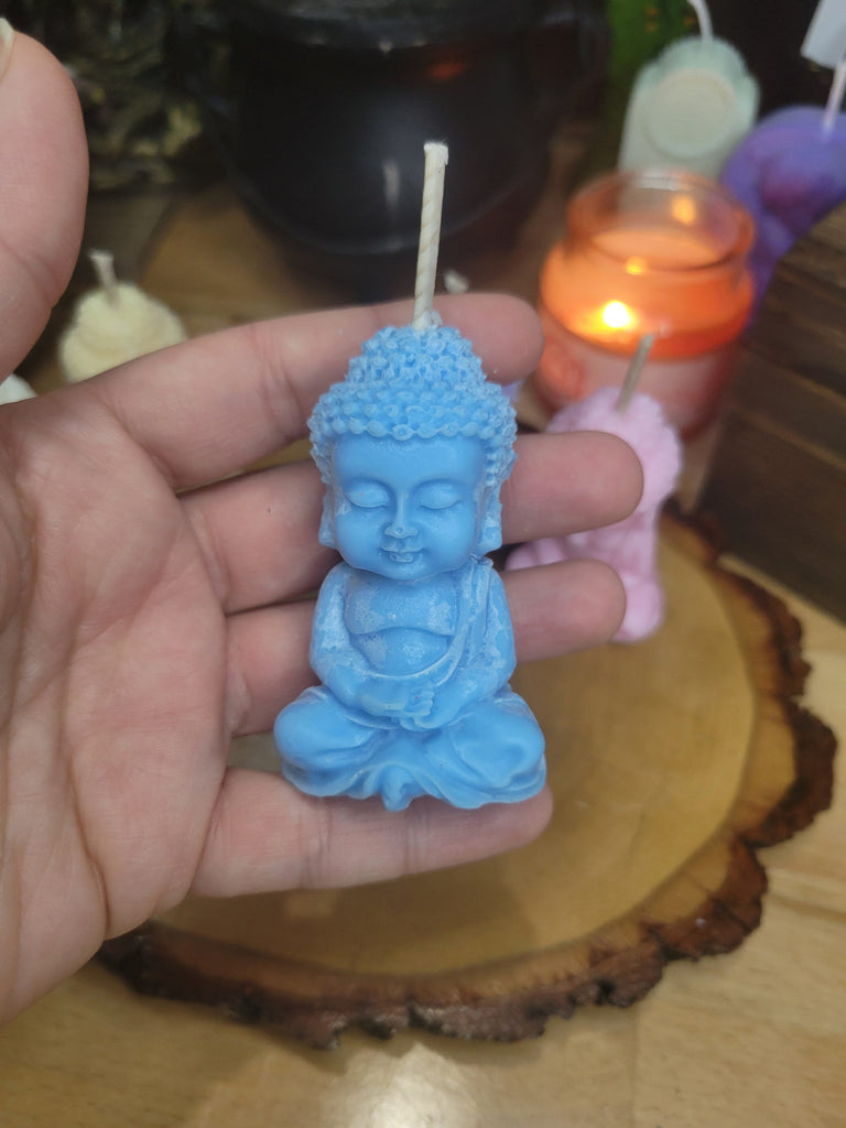 Small Buddha Soy Candle - Buddha Candles -Baby Colorful Buddha Small Candle Altar Buddha Decoration