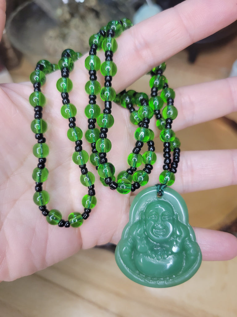 Buddha Necklace Om Mani Padme Hum Necklace Buddha Jewelry Beaded Buddhist Necklaces for Men and Women