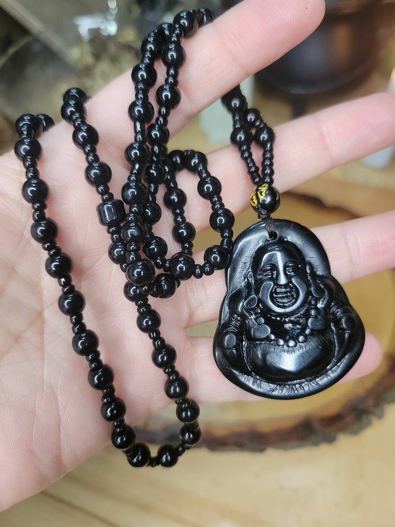 Buddha Necklace Om Mani Padme Hum Necklace Buddha Jewelry Beaded Buddhist Necklaces for Men and Women