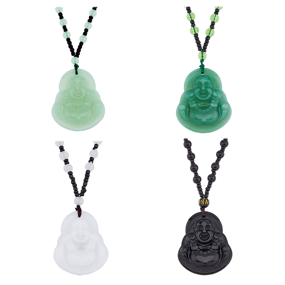 Buddha Necklace Om Mani Padme Hum Necklace Buddha Jewelry Beaded Buddhist Necklaces for Men and Women