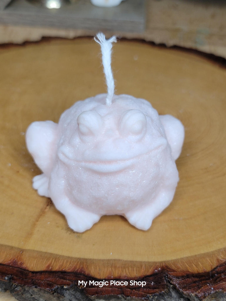 Frog Candle Palm Wax ,Toad Candle , shaped candle, Witch Candle