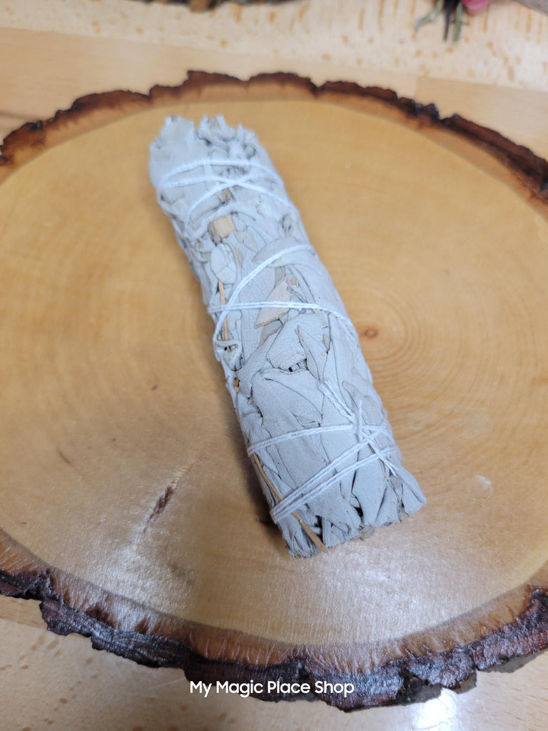 Sage smudge stick - 4", Handmade White Sage Smudge Stick