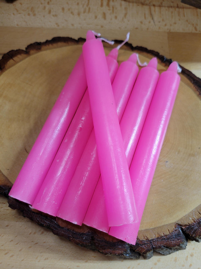 6-Inch Spell Candle Pack of 6 Pink Candles