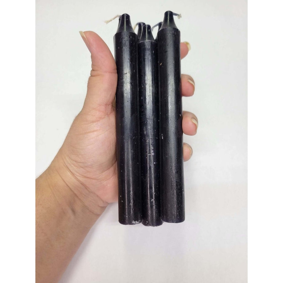 Spell Candles 6Pack Of 6 velas Negras para Santo rituales
