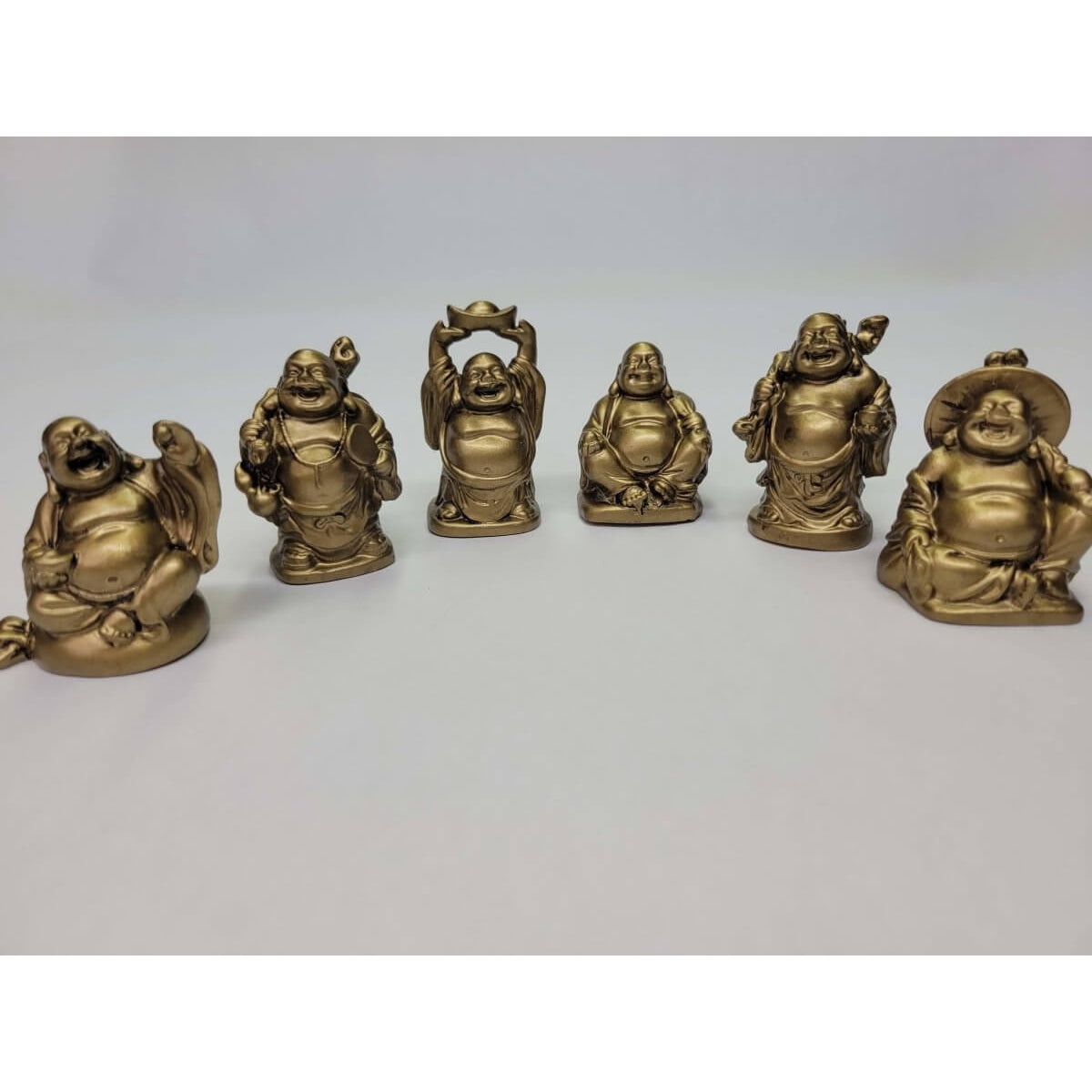 The Bombay Store Whitewood Handcarved Laughing Buddha