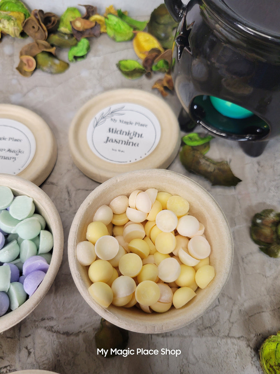 Scoopable Wax Melts Soy Wax Melts Handmade Small Round Wax Melts Dots – My  Magic Place Shop