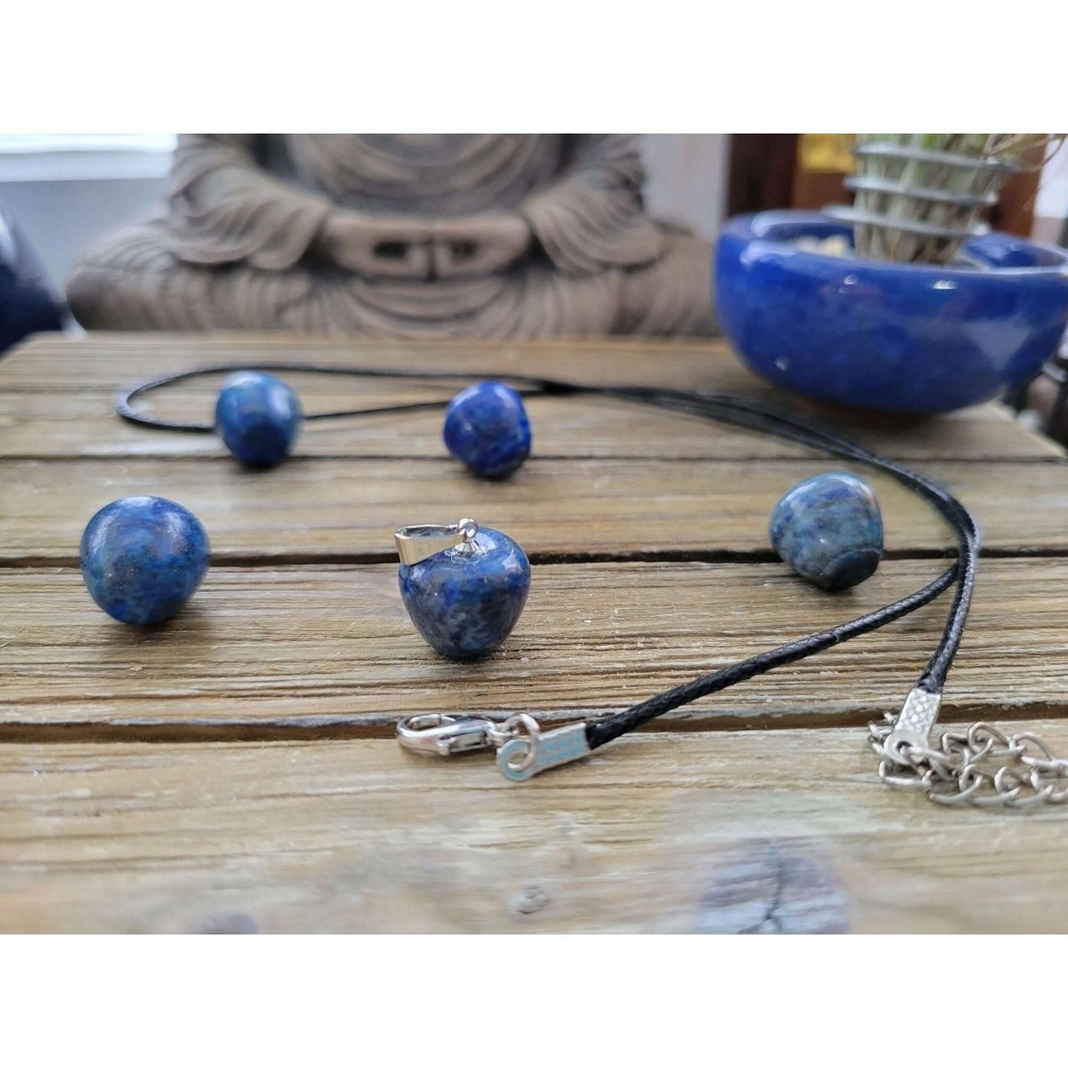 Lapis Lazuli Stone Necklace - Lapis Lazuli Jewelry - Magic Crystals