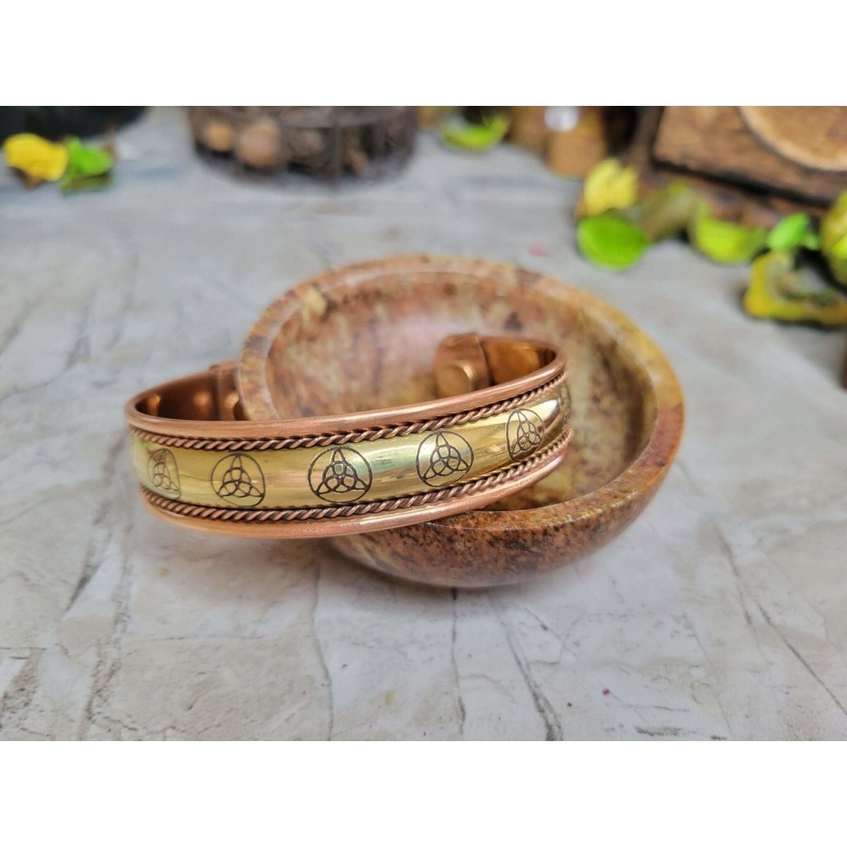 Copper Bracelet Magnetic (Pentacle)